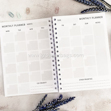 Personalized A5 Daily Planner Notebook
